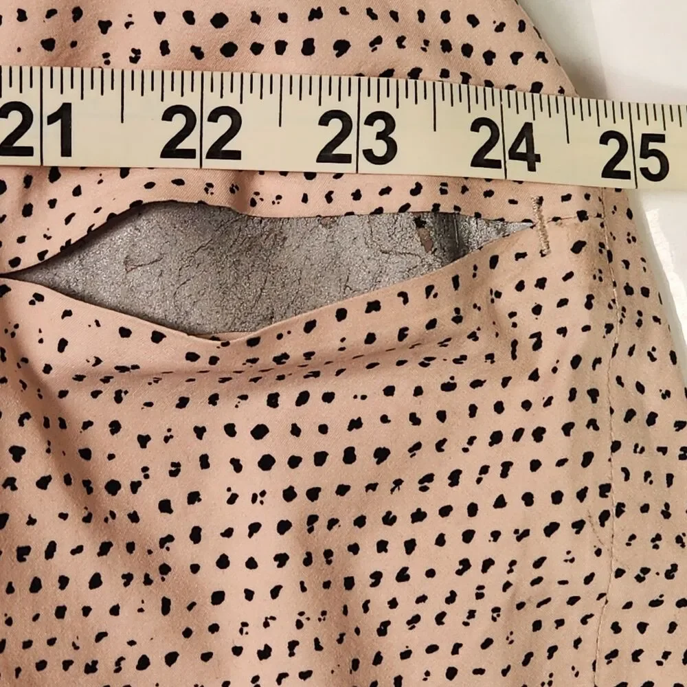 Lululemon Womens Pink Black Speckled Dot Windbreaker Size 8